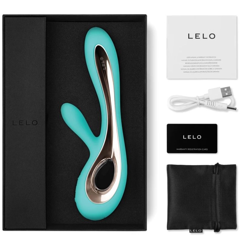 LELO - ВИБРАТОР SORAYA 2 RABBIT AQUA GREEN