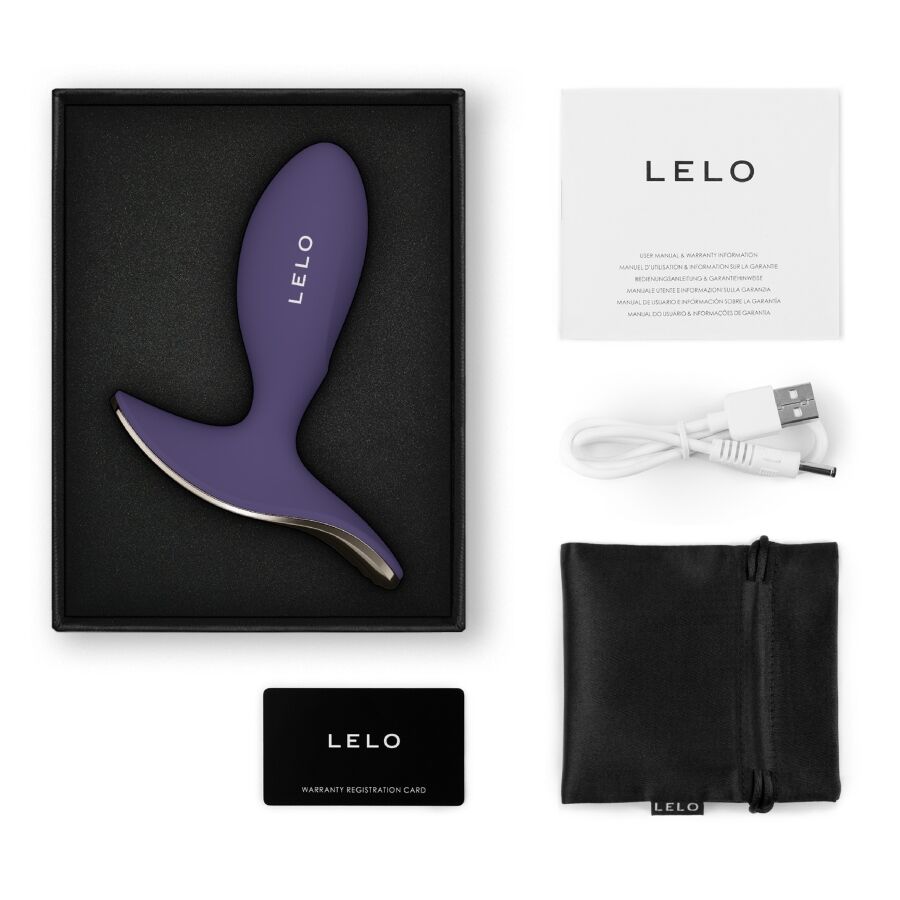 LELO - SURFER 2 UNISEX ANAL VIBRATING PLUG CYBER PURPLE - My naughty haven #