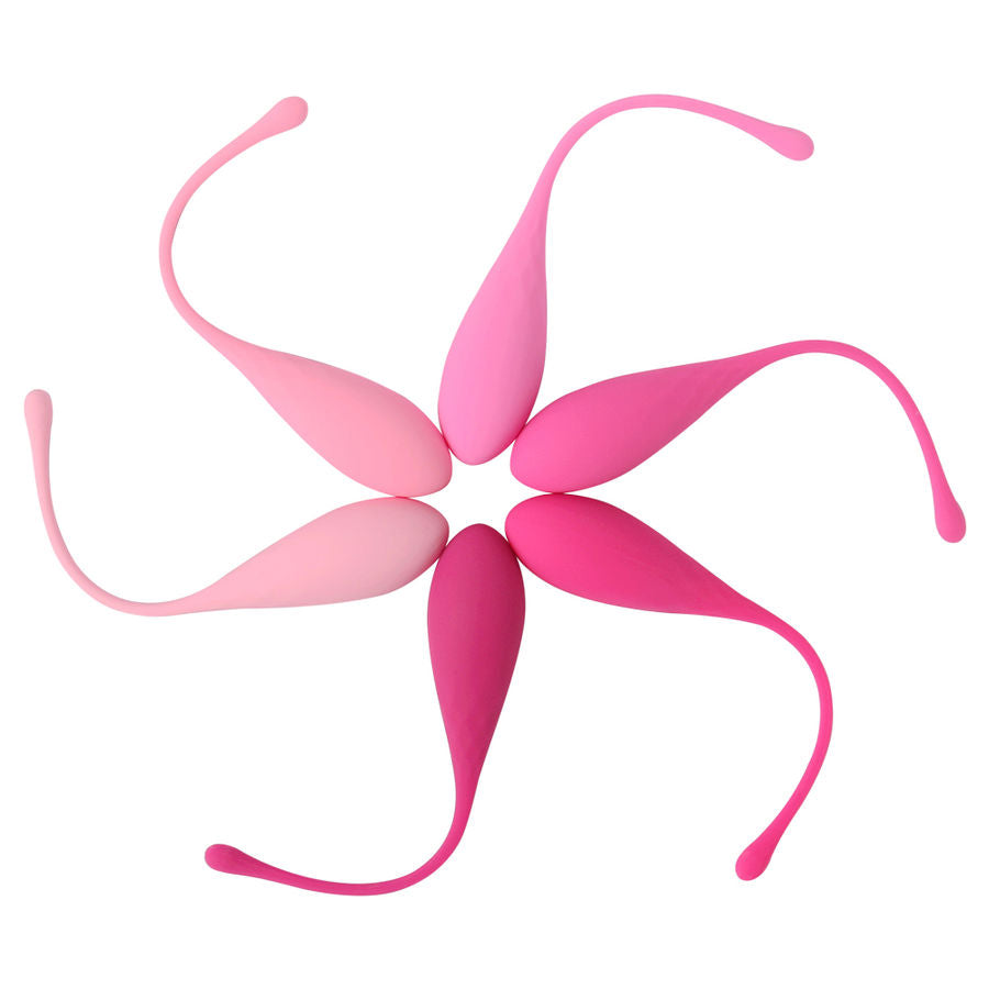 LESLIE - KEGEL FIT PELVIC MUSCLE TRAINING SET 6 WEIGHTS - My naughty haven #