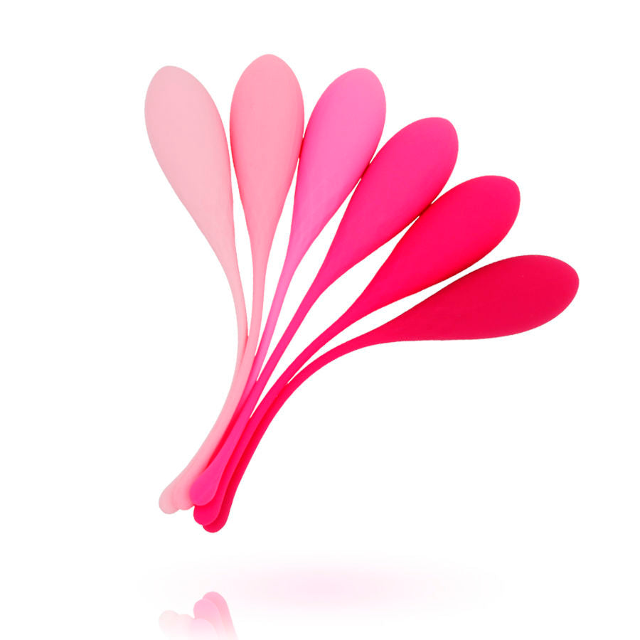 LESLIE - KEGEL FIT PELVIC MUSCLE TRAINING SET 6 WEIGHTS - My naughty haven #