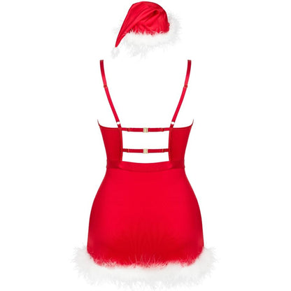 LIVCO CORSETTI FASHION - AGETHE LC 90607 CHEMISE + THONG + CHRISTMAS HAT L/XL - My naughty haven #