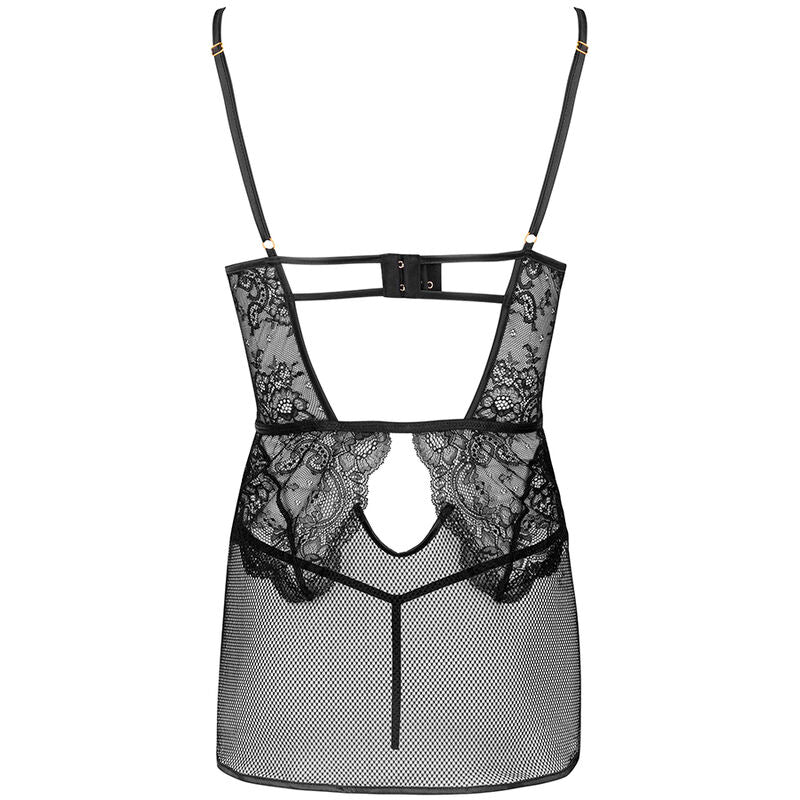 LIVCO CORSETTI FASHION - BARIRIN LC 90633 SHIRT + PANTY BLACK L/XL - My naughty haven #