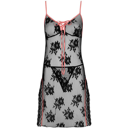 LIVCO CORSETTI FASHION - KARONIN LC 90628 SHIRT + PANTY BLACK L/XL - My naughty haven #