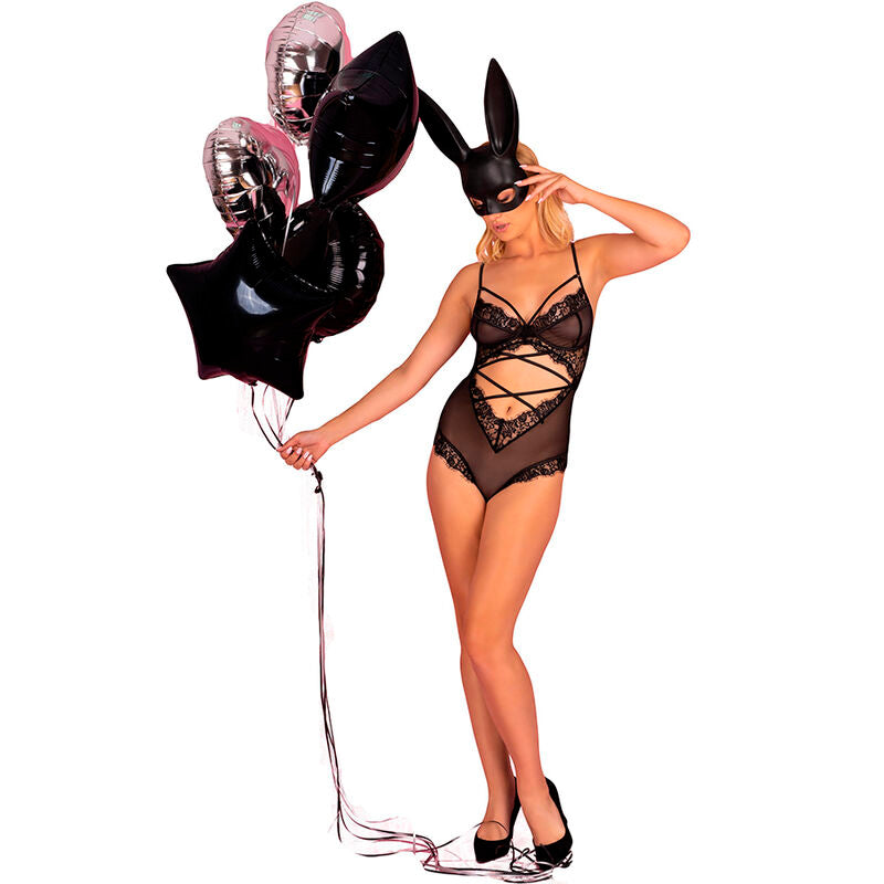 LIVCO CORSETTI FASHION - KYLSSIAM LC 90613 BODY BLACK L/XL - My naughty haven #