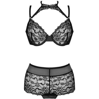 LIVCO CORSETTI FASHION - LINERA FOR THE SENSES COLLECTION BRA + PANTY BLACK - My naughty haven #