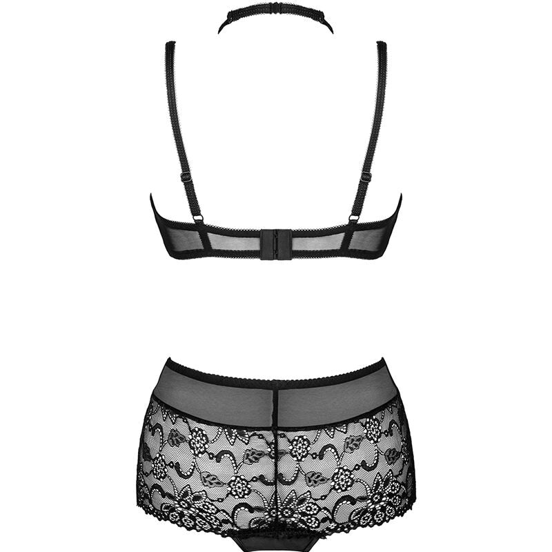 LIVCO CORSETTI FASHION - LINERA FOR THE SENSES COLLECTION BRA + PANTY BLACK - My naughty haven #