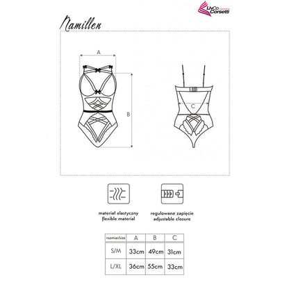 LIVCO CORSETTI FASHION - NAMILLEN LC 90528 BODY BLACK - My naughty haven #