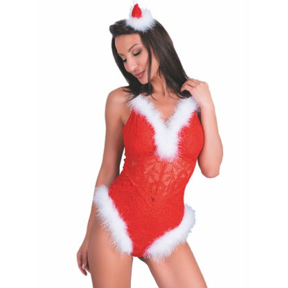 LIVCO CORSETTI FASHION - NAUGHTY SANTA LC 90706 CHRISTMAS BODYSUIT S/M - My naughty haven #