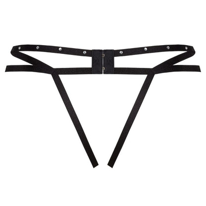 LIVCO CORSETTI FASHION - NOMADE THONG CROTCHLESS BLACK - My naughty haven #