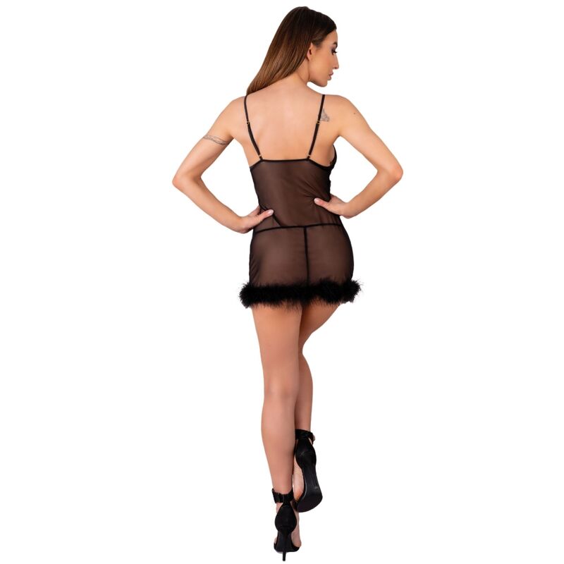 LIVCO CORSETTI FASHION - ZERUNAM SET BABYDOLL + BLACK THONG - My naughty haven #
