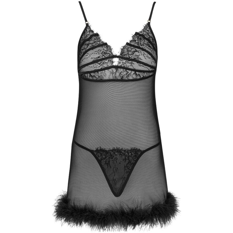LIVCO CORSETTI FASHION - ZERUNAM SET BABYDOLL + BLACK THONG - My naughty haven #