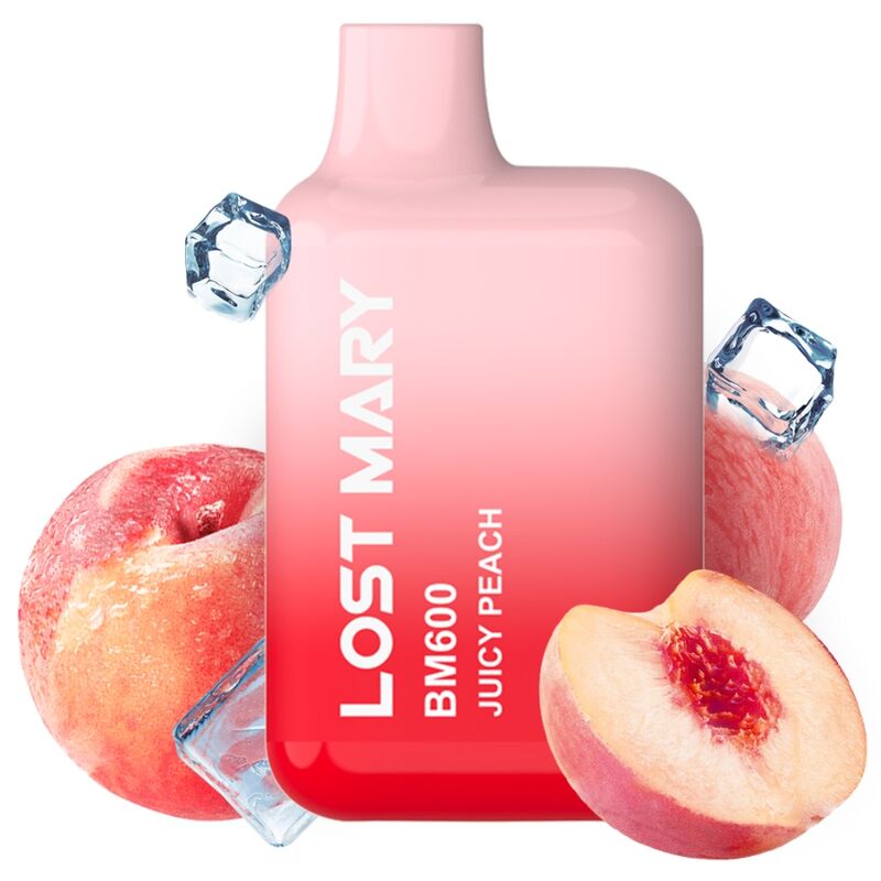 LOST MARY - BM600 NICOTINE VAPER 2% DISPOSABLE JUICY PEACH - My naughty haven #