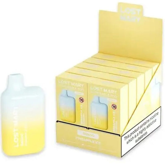LOST MARY - BM600 NICOTINE VAPER 2% DISPOSABLE PINEAPPLE ICE - My naughty haven #