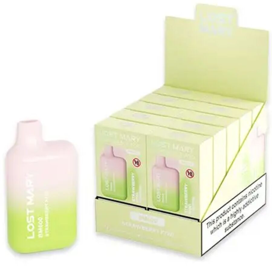 LOST MARY - BM600 НИКОТИНОВ ВЕЙП 2% ЗА ЕДНОКРАТНА УПОТРЕБА ЯГОДА КИВИ
