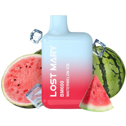 LOST MARY - BM600 НИКОТИНОВ ВЕЙПЕР 2% ЗА ЕДНОКРАТНА ЕДНАКРАТКА С ДИНЯ И ЛЕД