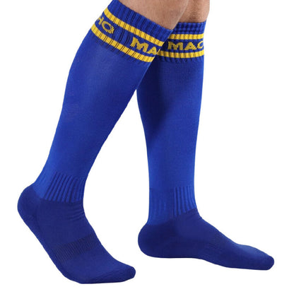 MACHO - LONG SOCKS ONE SIZE BLUE - My naughty haven #