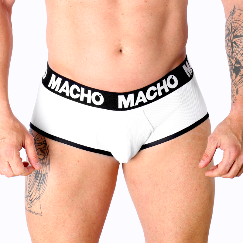 MACHO - MS30BL SLIP WHITE L - My naughty haven #