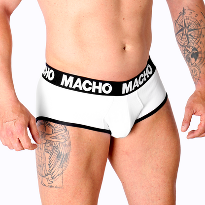MACHO - MS30BL SLIP WHITE L - My naughty haven #
