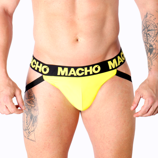 MACHO - MX25A JOCK LYCRA YELLOW S - My naughty haven #