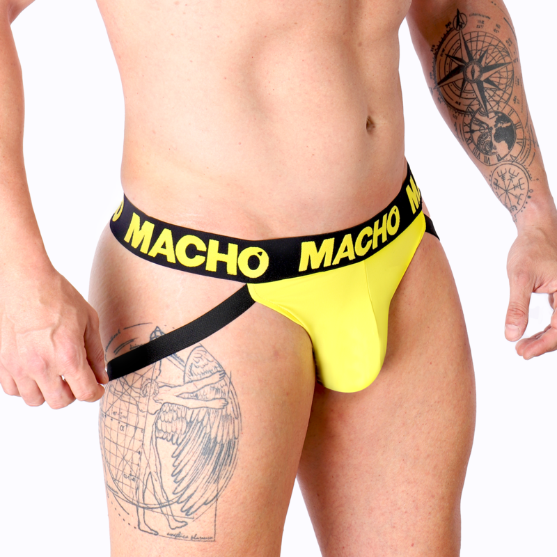 MACHO - MX25A JOCK LYCRA YELLOW S - My naughty haven #