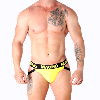 MACHO - MX25A JOCK LYCRA YELLOW S - My naughty haven #