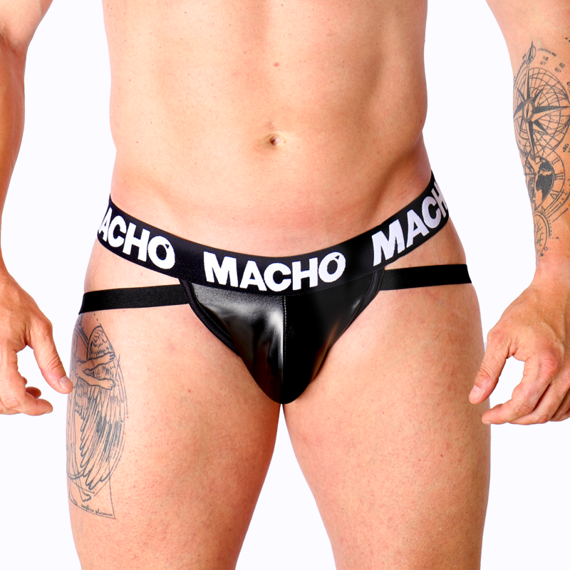 MACHO - MX25NC JOCK BLACK LEATHER S - My naughty haven #