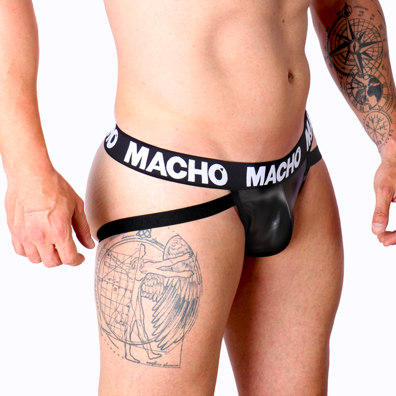 MACHO - MX25NC JOCK BLACK LEATHER S - My naughty haven #