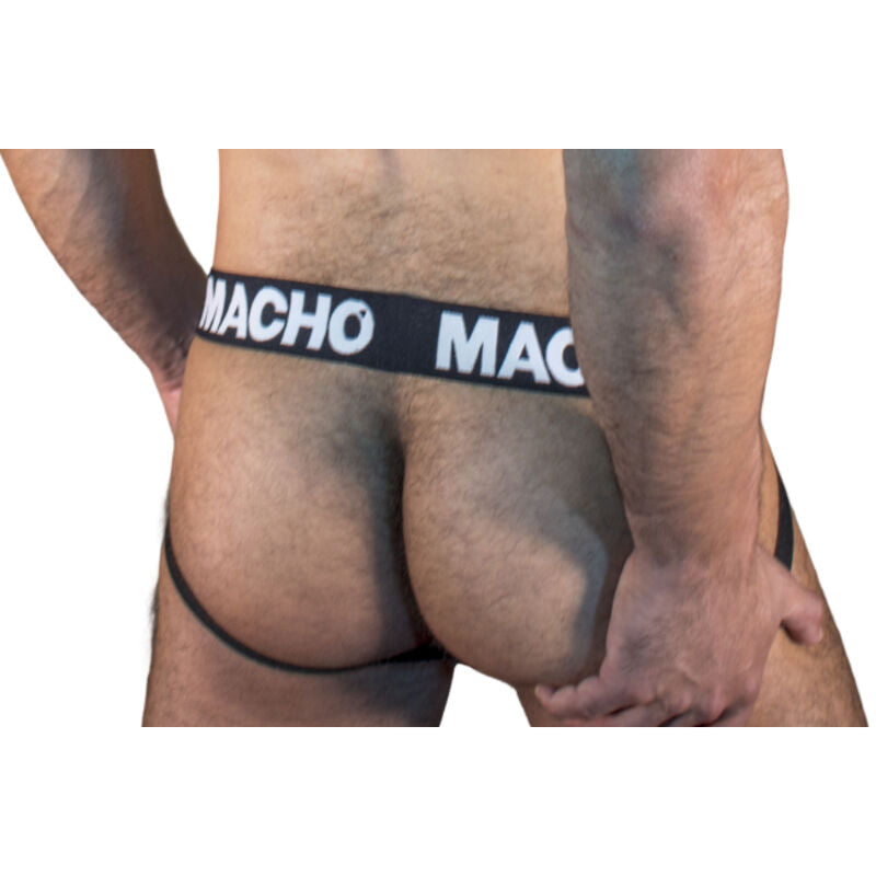 MACHO - СЛИПОВЕ ТИП „ДЖОК“ (JOCKSTRAP) MX25NN, ЧЕРЕН ЦВЯТ, РАЗМЕР S