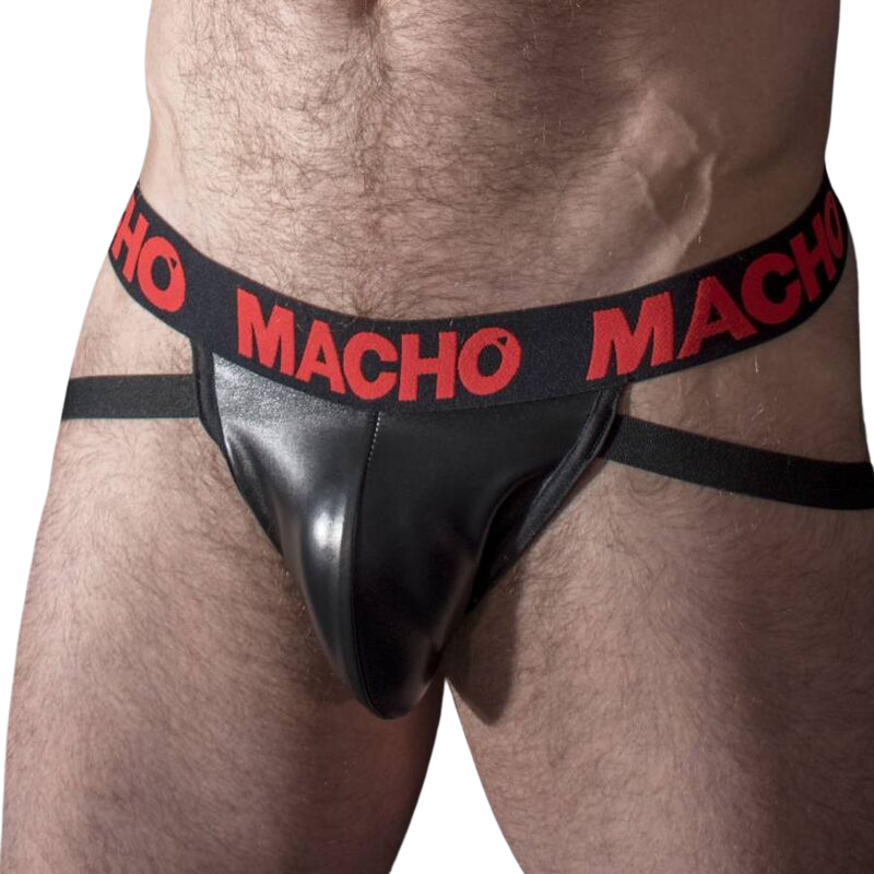 MACHO - MX25RC JOCK RED LEATHER S - My naughty haven #