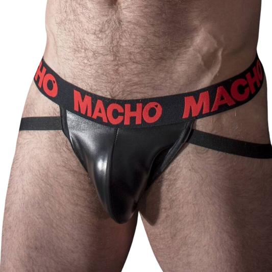 MACHO - MX25RC JOCK RED LEATHER S - My naughty haven #