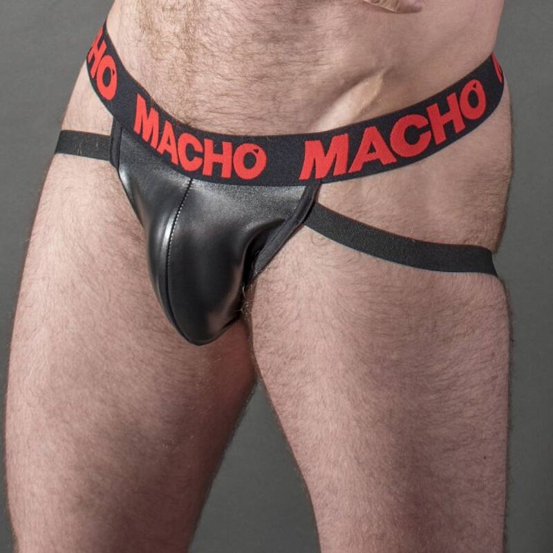 MACHO - MX25RC JOCK RED LEATHER S - My naughty haven #