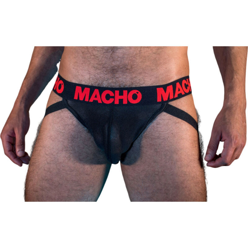 MACHO - MX26X2 JOCK BLACK/RED S - My naughty haven #