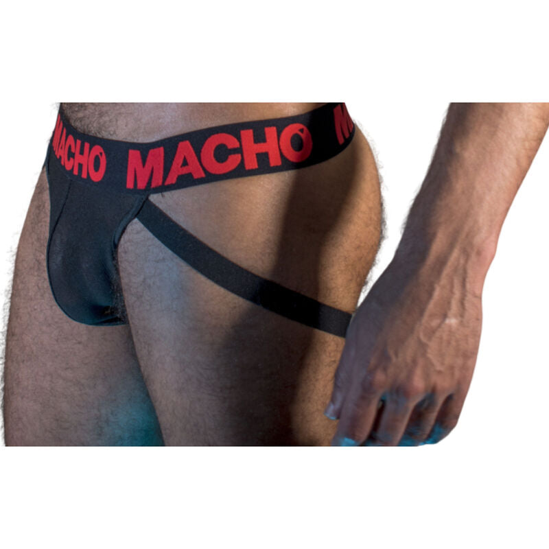 MACHO - MX26X2 JOCK BLACK/RED S - My naughty haven #