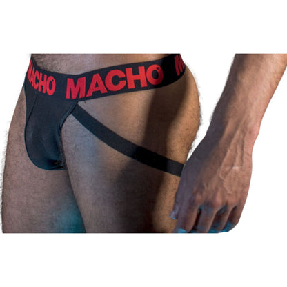 MACHO - MX26X2 JOCK BLACK/RED S - My naughty haven #