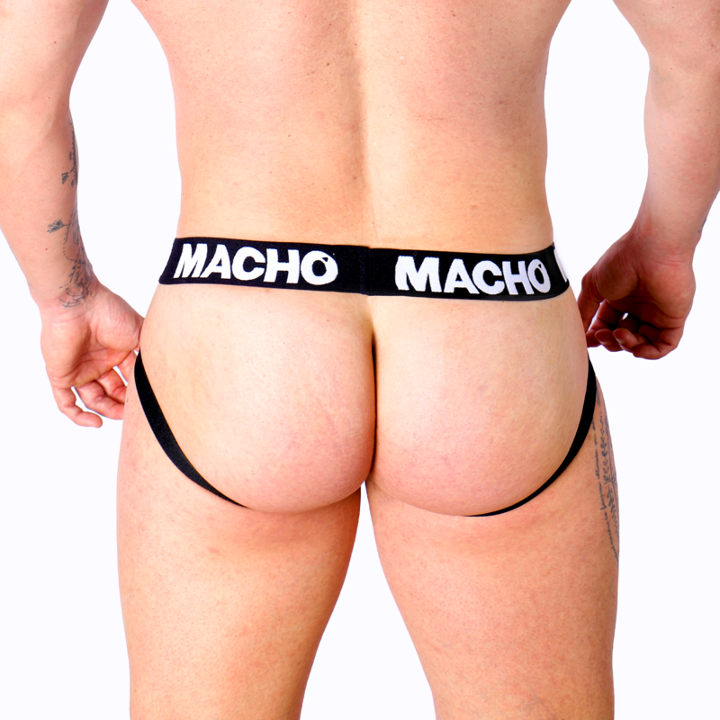 MACHO - MX27GR JOCK LEATHER GRAY BEIGE S - My naughty haven #