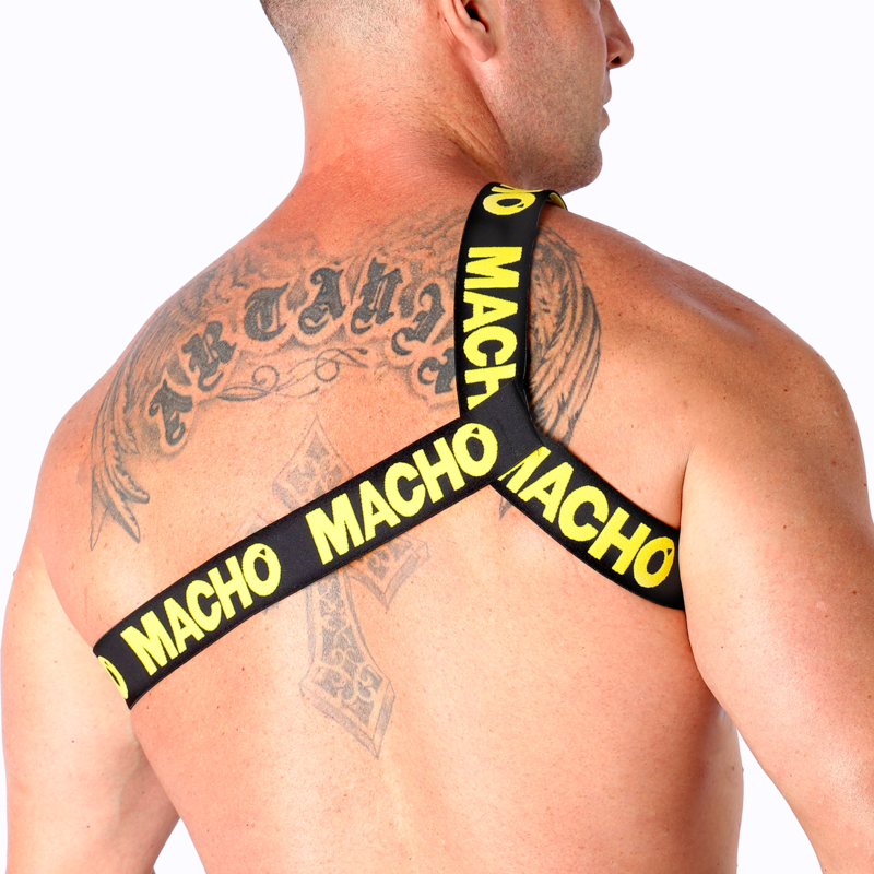 MACHO - ROMAN HARNESS YELLOW S/M - My naughty haven #