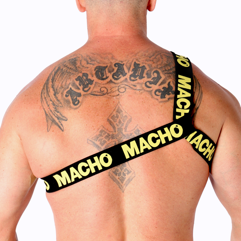 MACHO - ROMAN HARNESS YELLOW S/M - My naughty haven #