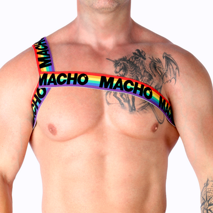 MACHO - ROMAN HARNESS YELLOW S/M - My naughty haven #