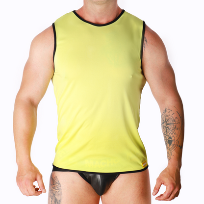MACHO - YELLOW T-SHIRT S/M - My naughty haven #