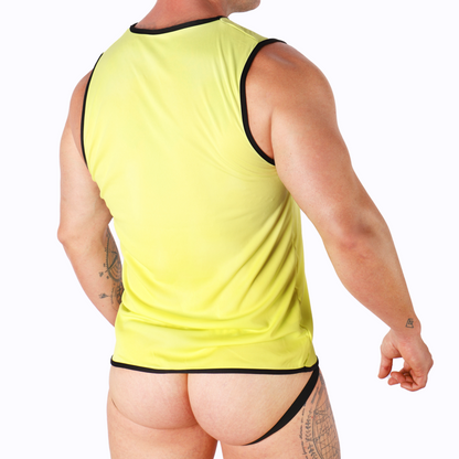 MACHO - YELLOW T-SHIRT S/M - My naughty haven #
