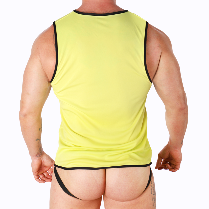 MACHO - YELLOW T-SHIRT S/M - My naughty haven #