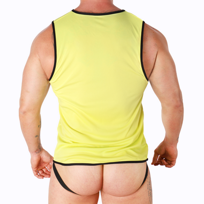 MACHO - YELLOW T-SHIRT S/M - My naughty haven #
