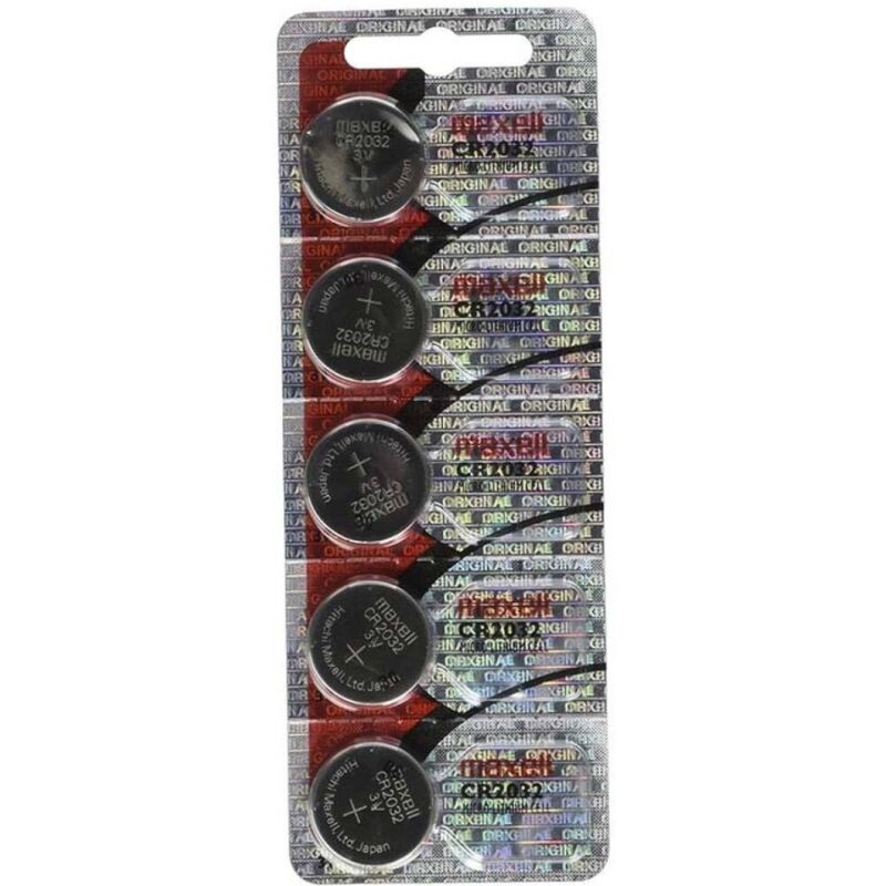 MAXELL - ЛИТИЕВА БАТЕРИЯ CR2032 3V - 5 БРОЙКИ