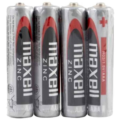 MAXELL - BATTERY SALINA MANGANESO AAA R03 RETRACTIL*4 - My naughty haven #