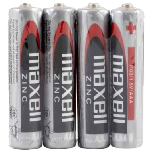 MAXELL - BATTERY SALINA MANGANESO AAA R03 RETRACTIL*4 - My naughty haven #