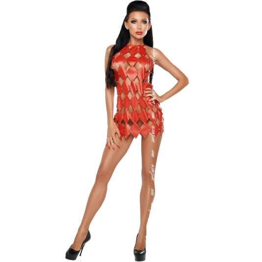 ME-SEDUCE - GWEN DRESS BARE BACK RED S/M - My naughty haven #