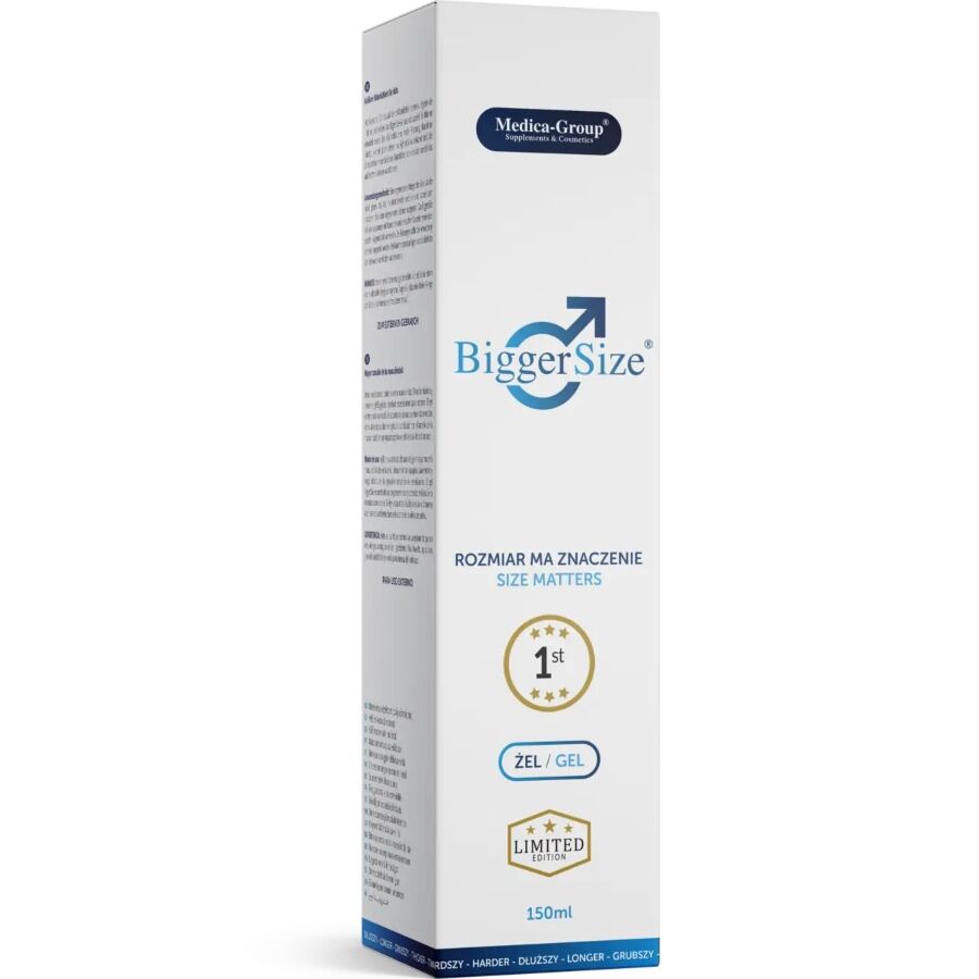 MEDICA GROUP - BIGGER SIZE INTIMATE GEL FOR MEN 150 ML - My naughty haven #