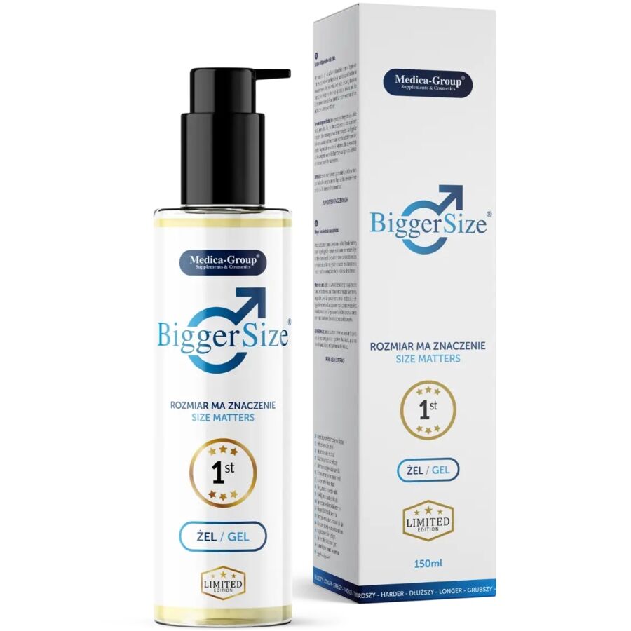 MEDICA GROUP - BIGGER SIZE INTIMATE GEL FOR MEN 150 ML - My naughty haven #