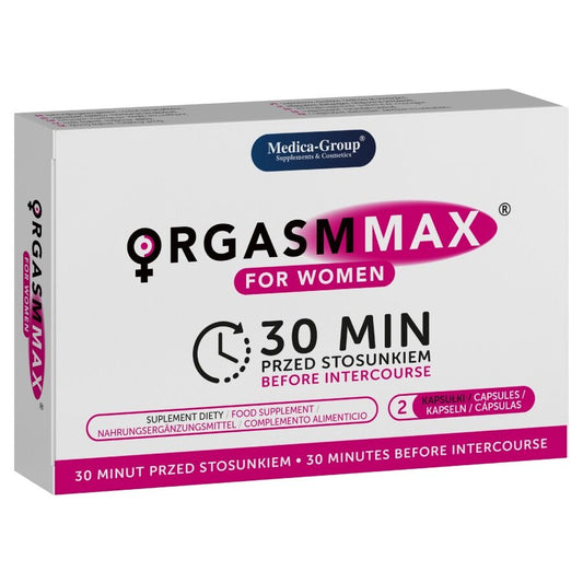 MEDICA GROUP - ORGASM MAX FOR WOMEN 2 CAPSULES - My naughty haven #