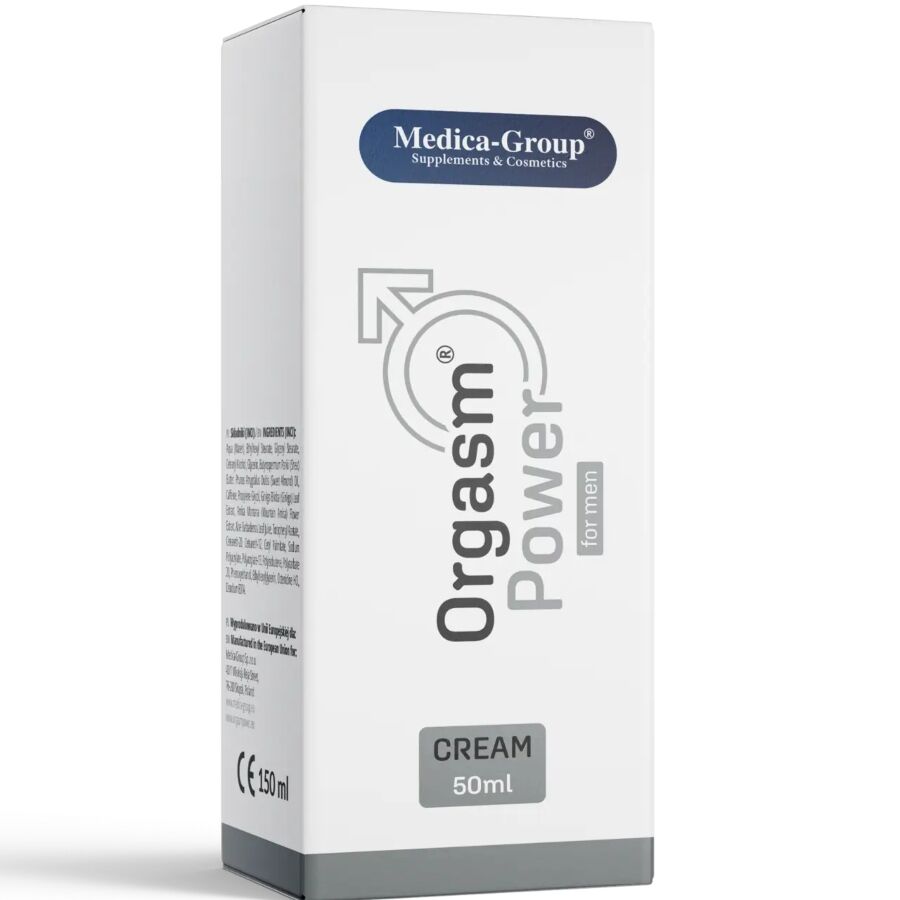 MEDICA GROUP - ORGASM POWER INTIMATE CREAM FOR MEN 50 ML - My naughty haven #